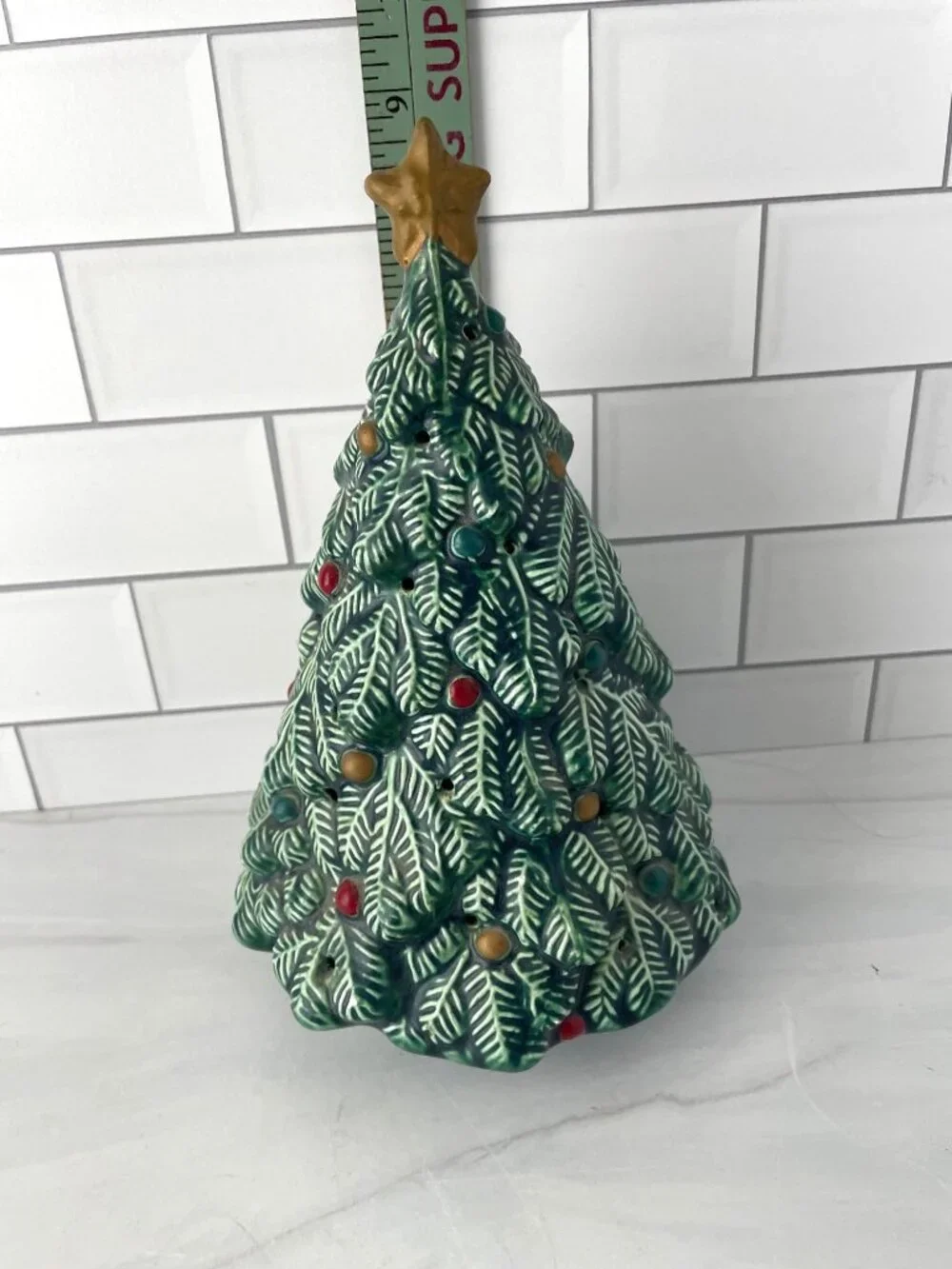 Christmas Tree Pomander Holiday Ceramic 9